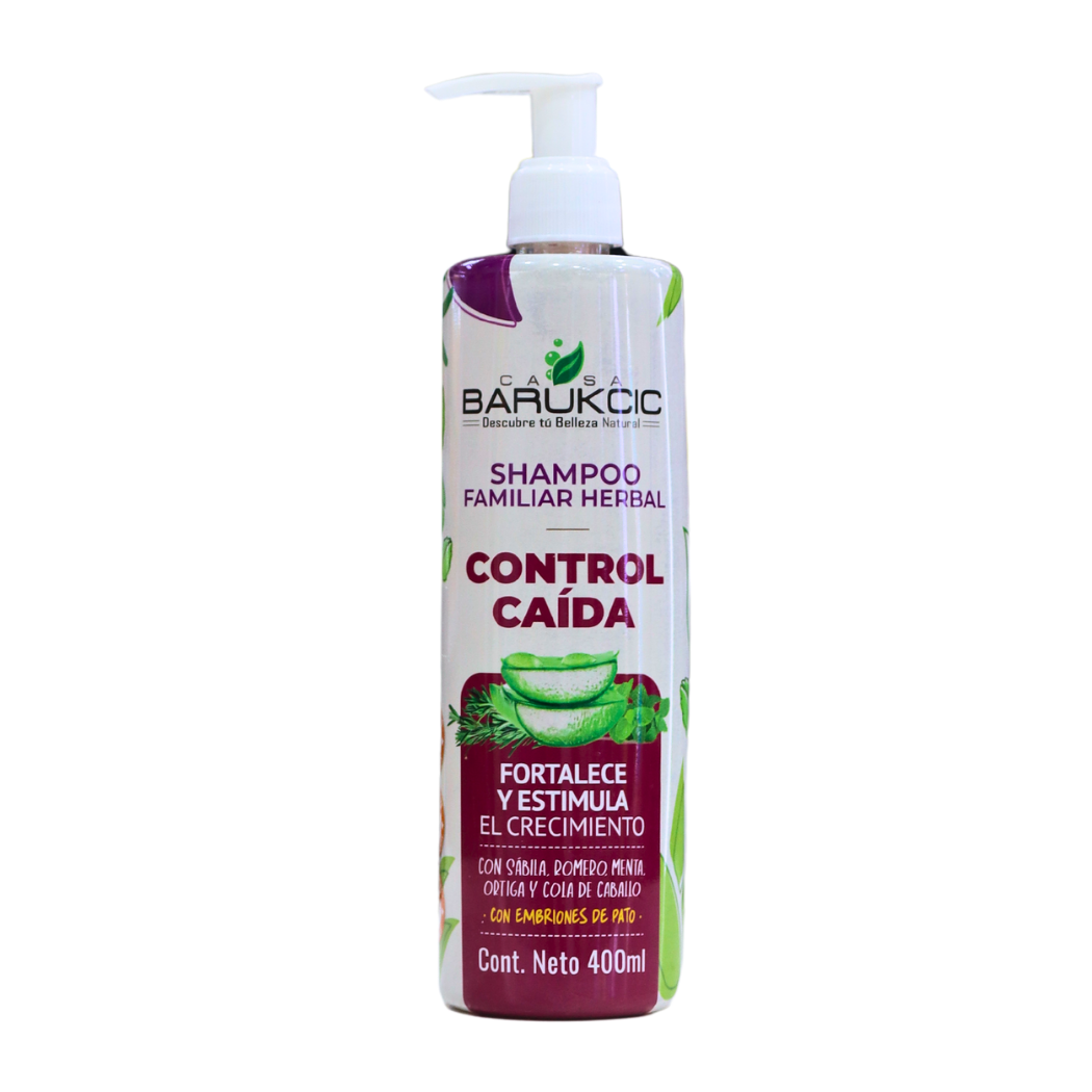 SHAMPOO CONTROL CAÍDA 400 ML – BARUKCIC